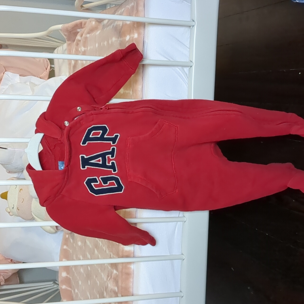 Gap 6 months hoodie onsie